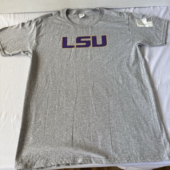 LSU Other - LSU Youth XL Heather Gray T-Shirt Athletic Unisex